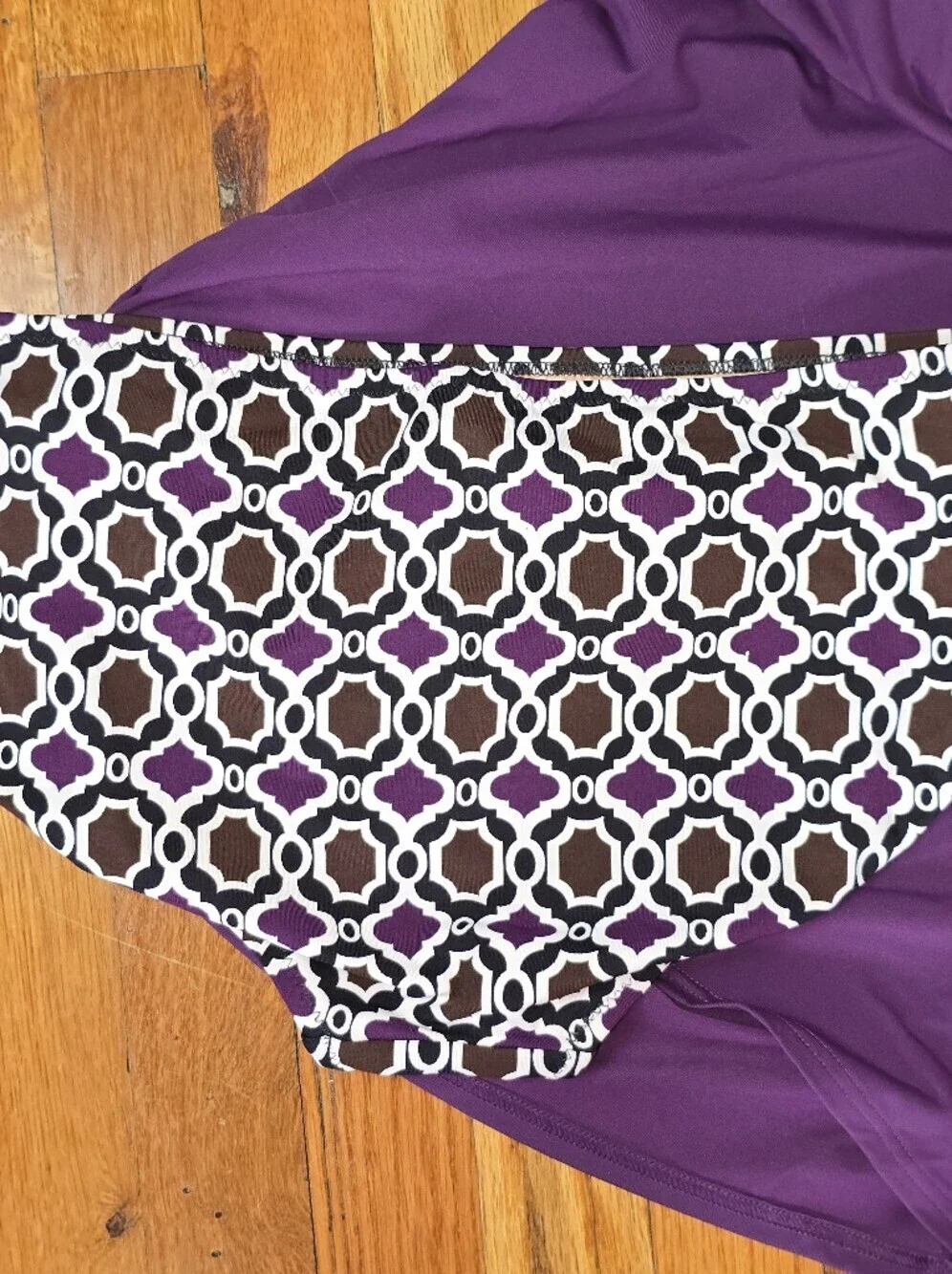 Land's End Purple Two Piece Tankini Set 16